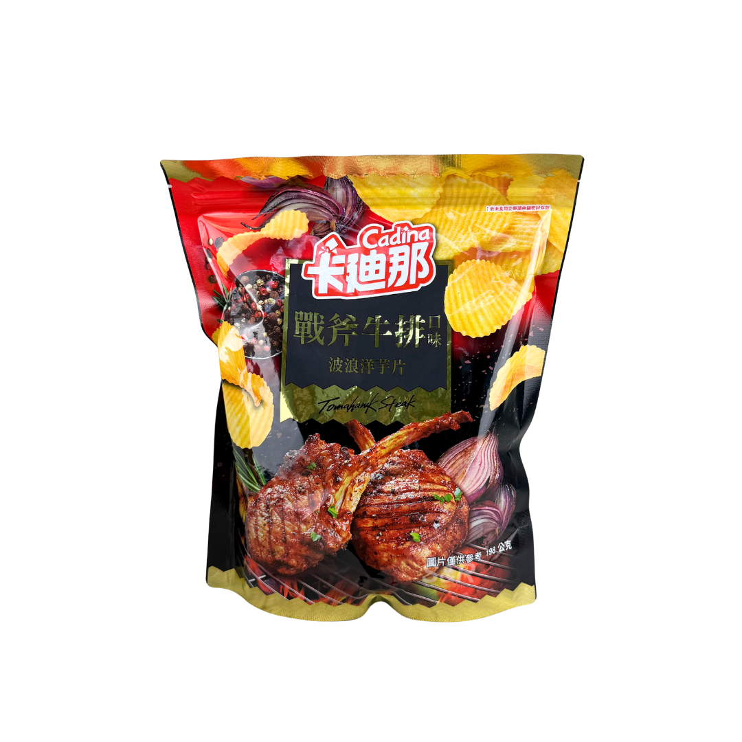 Cadina Beef Steak Potato Chips 198g Cadina Beef Steak Potato Chips 198g